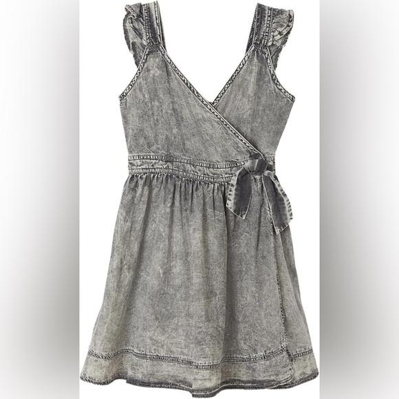 Mayoral Other - Mayoral Gray Chambray Dress Girls Size 12 New Without Tags
